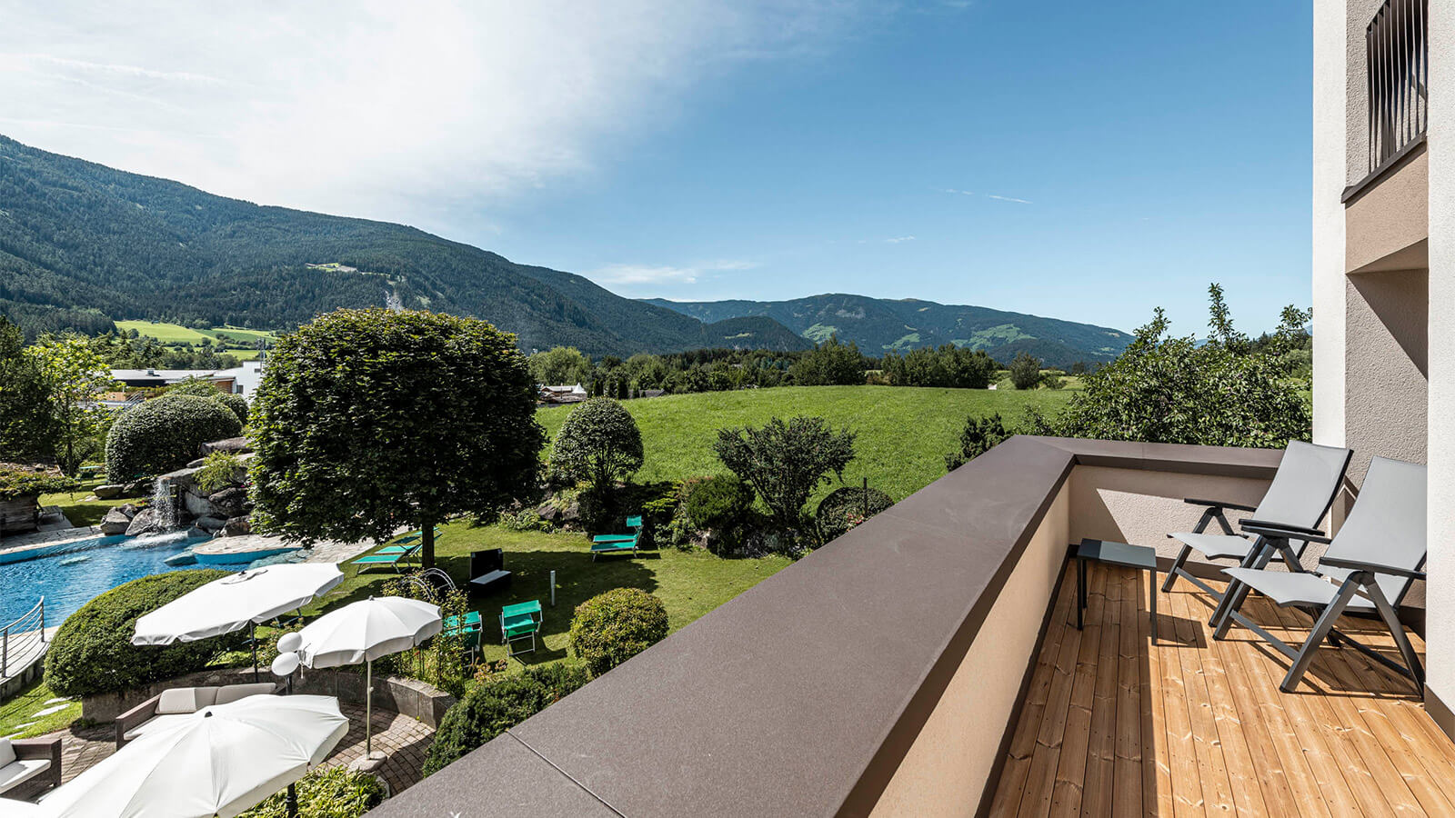 View from the balcony